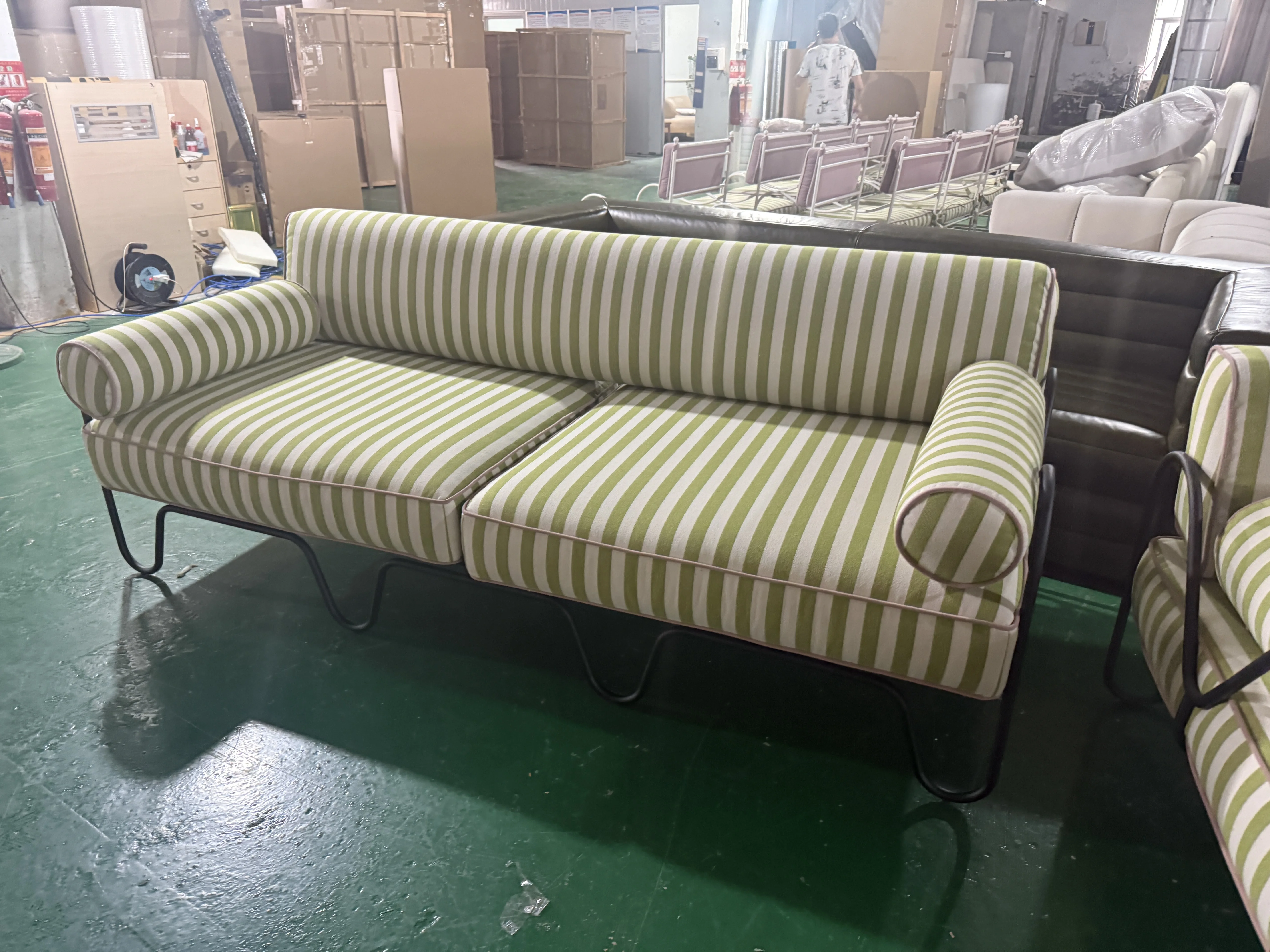 &Modern Three Seat Waterproof  - Outdoor Furniture Quick Dry ulasan dan harga