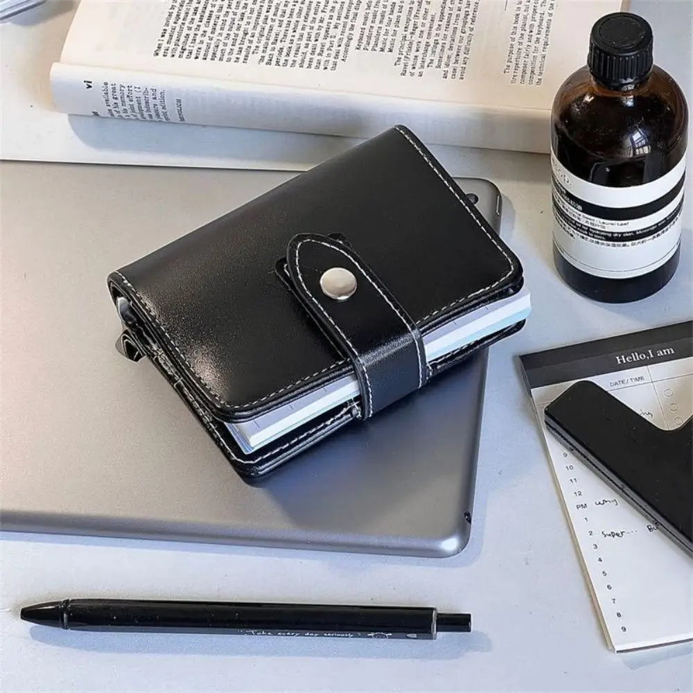 Simple Removable Blank Inner Pages M5 Notebook Shell Loose-leaf DIY Scrapbook Travel Journal Hard Shell Notepad School Office