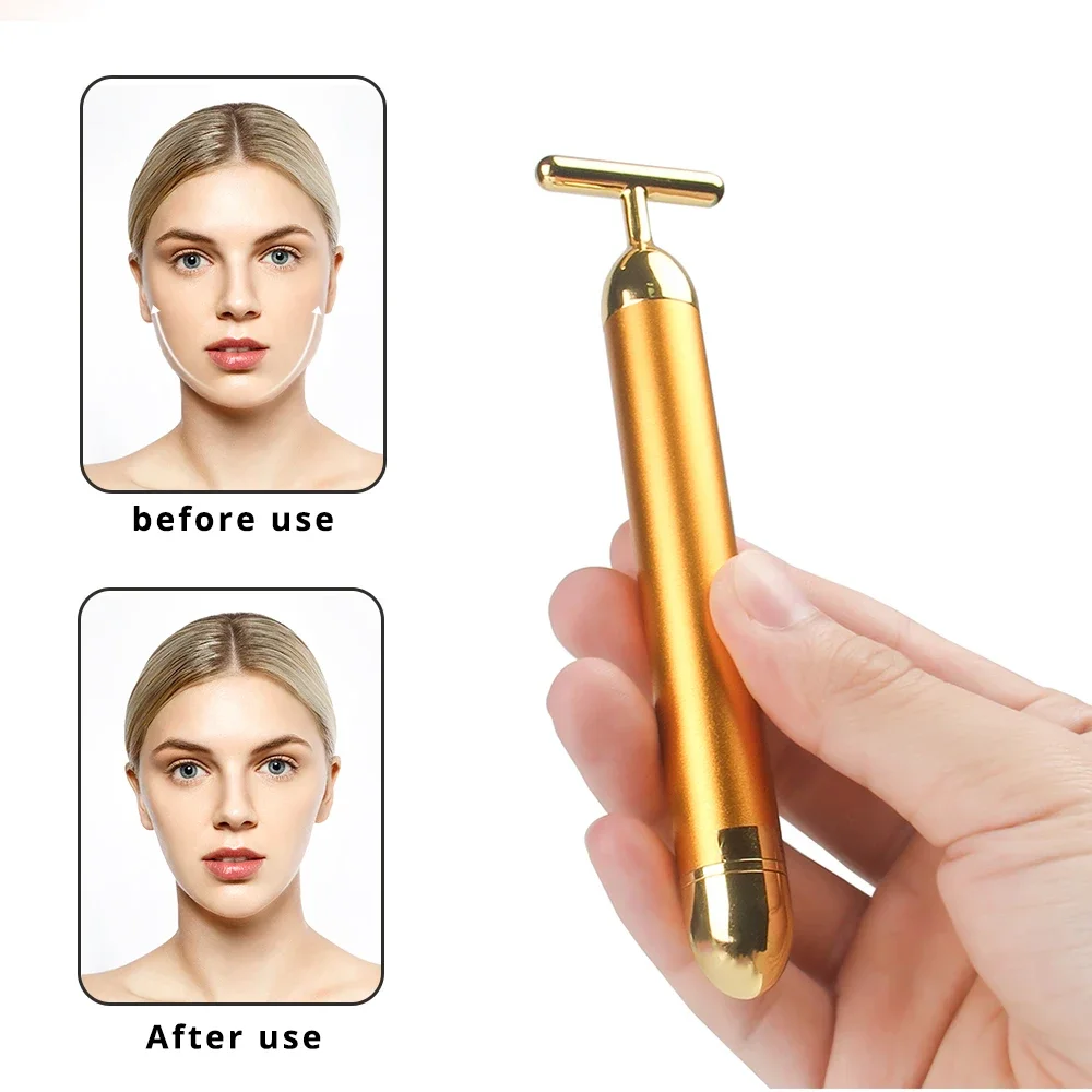 

Face Lift Devices Bar Roller Vibration Slimming Massager Eye Facial Stick Anti-wrinkl Beauty Skin Care Vibrating Tools