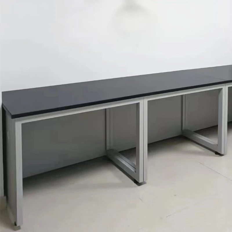 High Quality Simple Steel Frame Lab Bench With Acid And Alkali Resistant Modern Design For Schools Hospitals