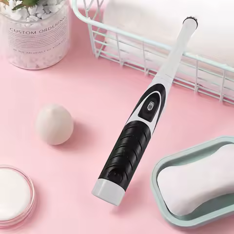 Trending Now 4 In 1 Electric Sonic Scrubber Cleaning Brush Household Cleaner Brush With 4 Brush Heads Brew