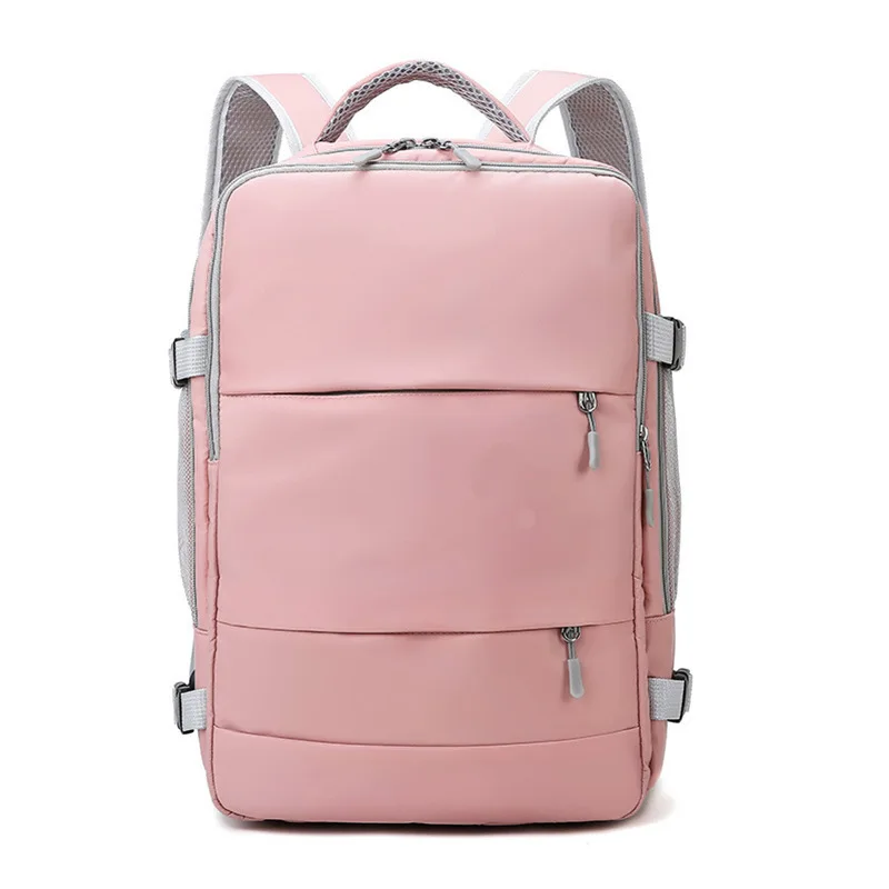 Bolsa De Viagem De Nylon Multifuncional para Jovens, Mochila De Grande Capacidade, Pacote Escolar Impermeável, Bolsas Femininas com Compartimento De Sapato