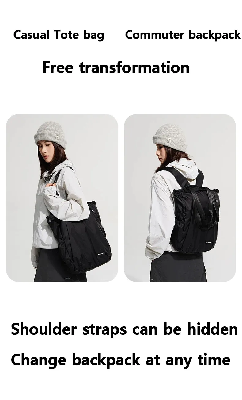 Naturehike 2026 Neuer Rucksack in Zwei Ausführungen, Faltbar, Tragbar, 18L, Ultraleicht, Wasserdicht, für Wandern und Camping, für Damen und Herren – Detail 3