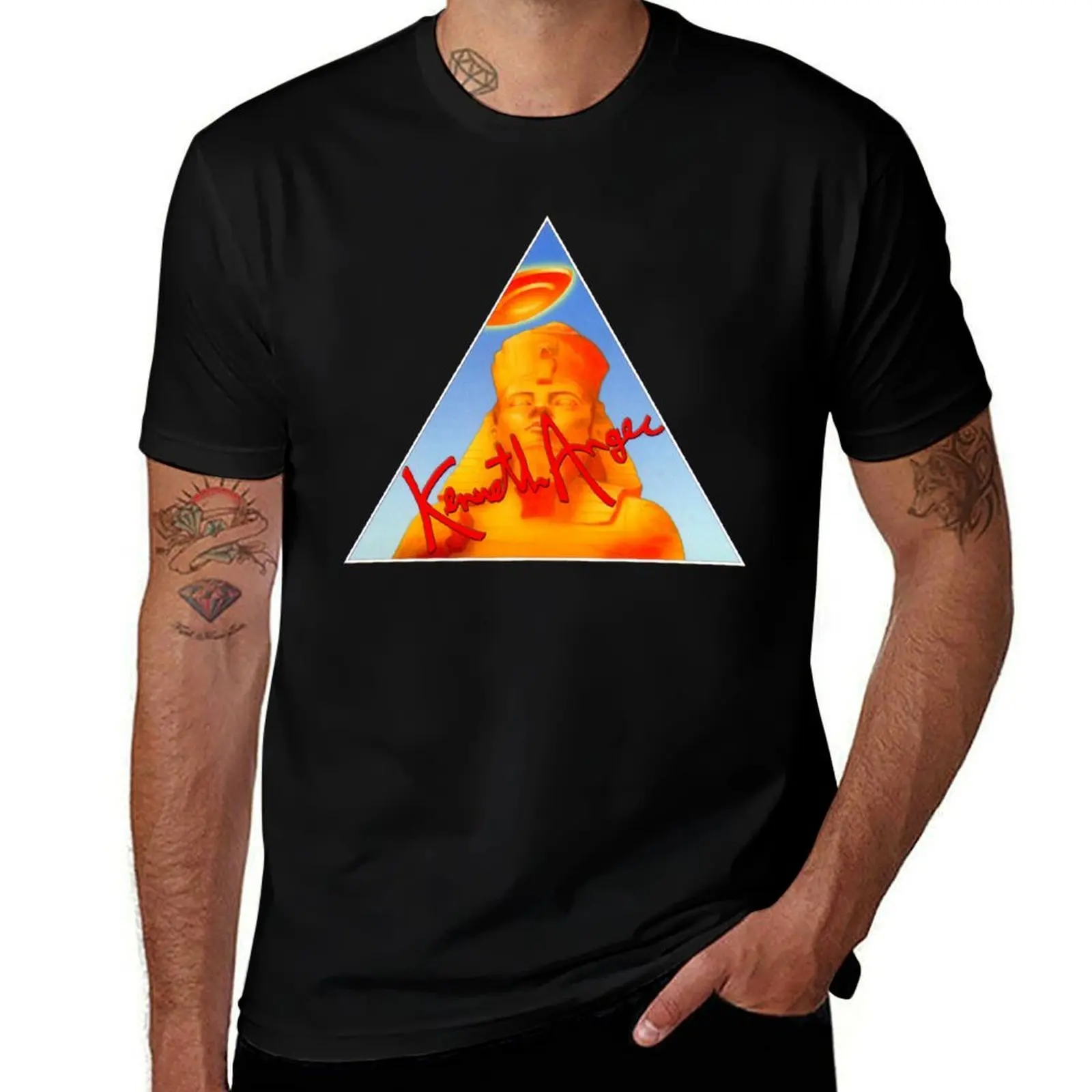 Kenneth Anger Lucifer Rising logo T-Shirt Basic Simple Casual Short Sleeve Tee T-Shirt