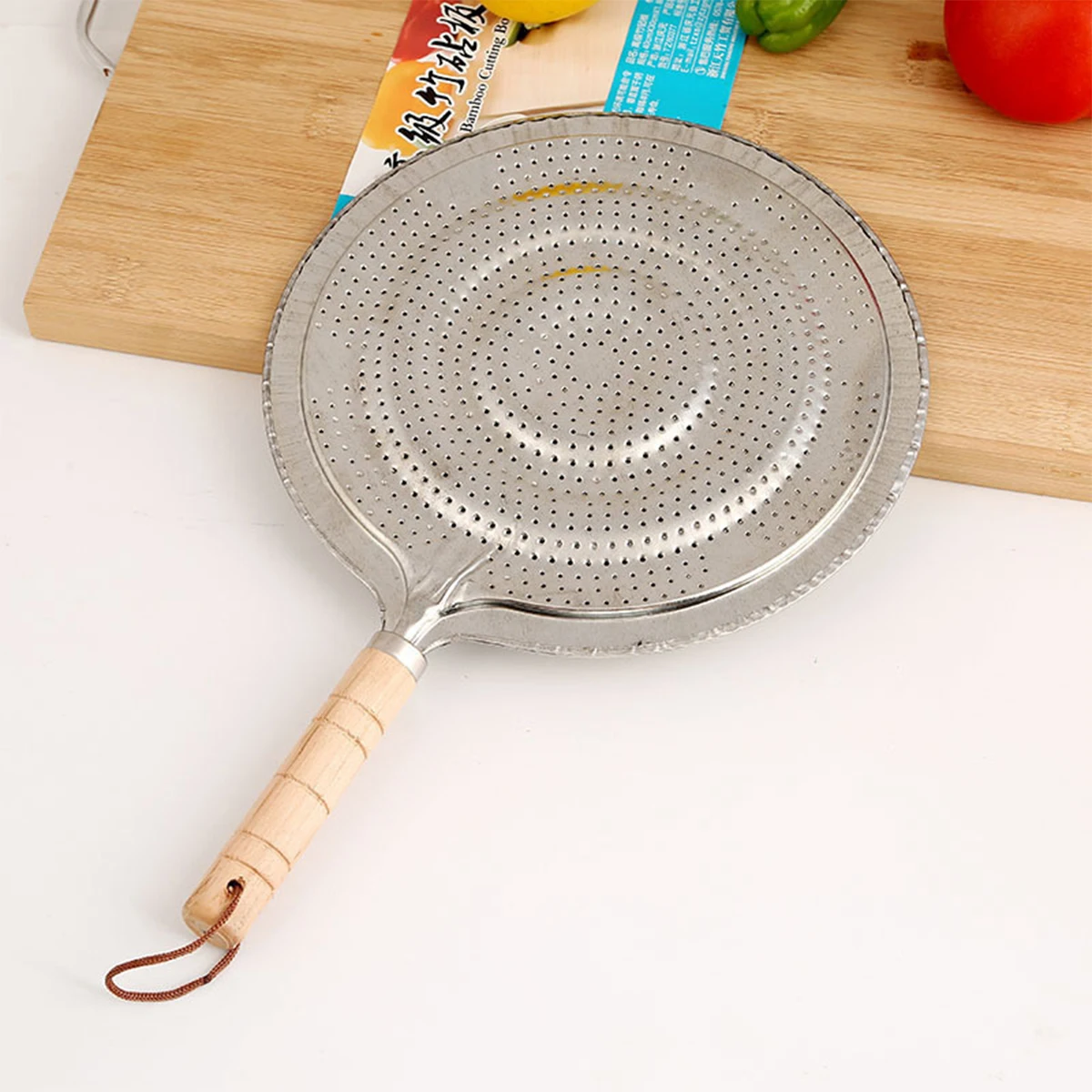 Classic wooden handle heat-conducting pot mat