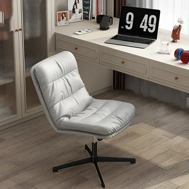 Comfortable Modern Chaise Computer Chair Swivel Sedentary Backrest Nordic Computer Chair Beauty Elegant Cadeira Office Furniture