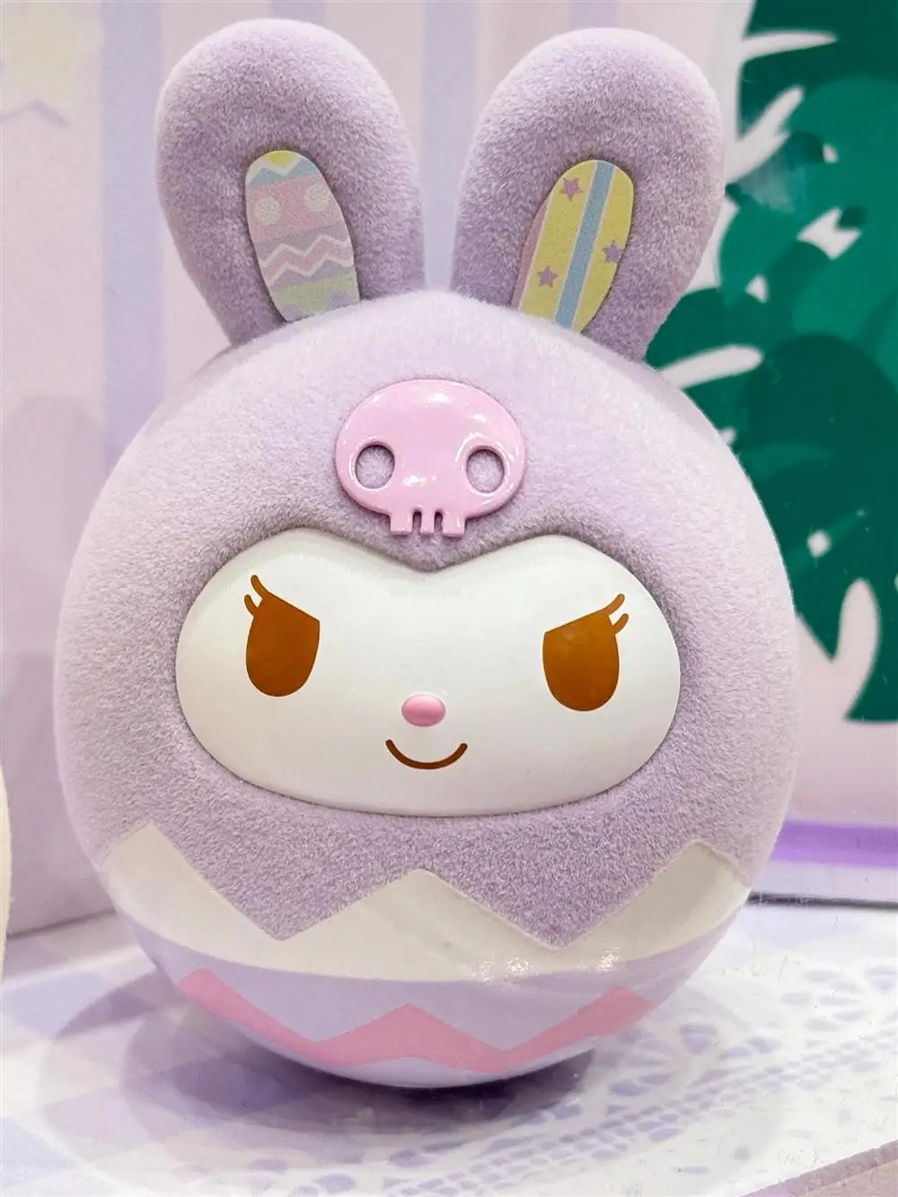 Novo miniso sanrio coelho diversão ovo série caixa cega kuromi kitty pochacco hangyodon moda exibição presente brinquedos