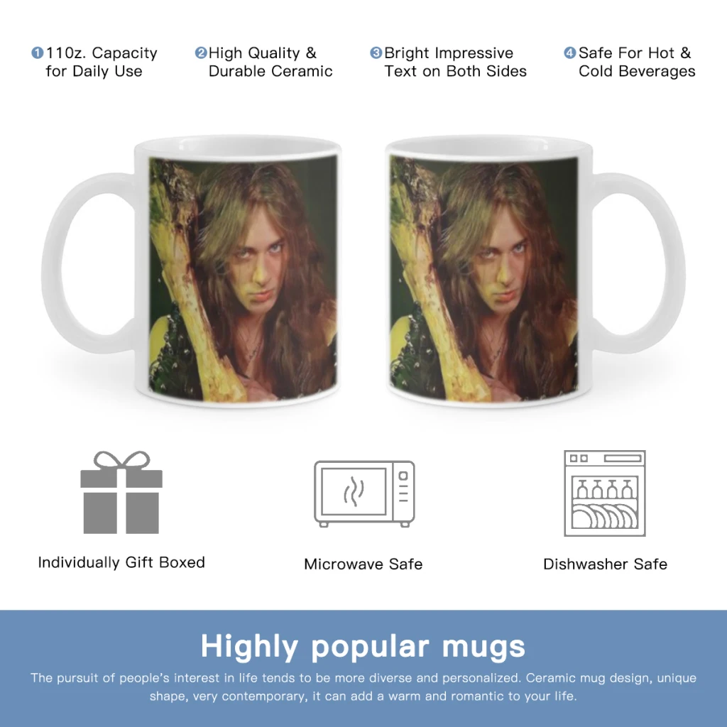 

Bathory Quorthon Retro Heavy Metal Music Band Singer Free shipping Ceramic Cup Coffee Oatmeal Breakfast Cup Creative Mug