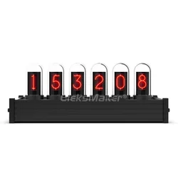 IPS 6-Bit Nixie Tube Clock Retro Glows Analog Nixie Tube Elekstube Clock Music Spectrometer Level Meter Desktop Decoration Gifts