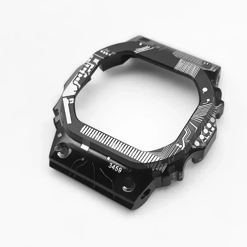 DW5600 GW5610 طقم عصري لساعة كاسيوك إطار معدني وحزام G5600E GWB5600 GWM5610 DW5600 مع أدوات تجديد #2