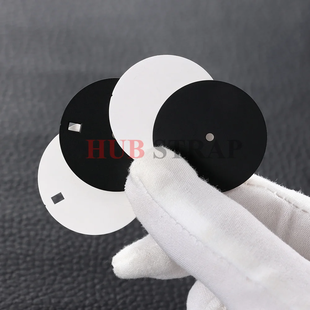 NH35 Dial 28.5mm Dial Men's Watch Dial Brushed Finish Blank Dial Suitable for The NH35 Movement NO Lumens Watch Accessories