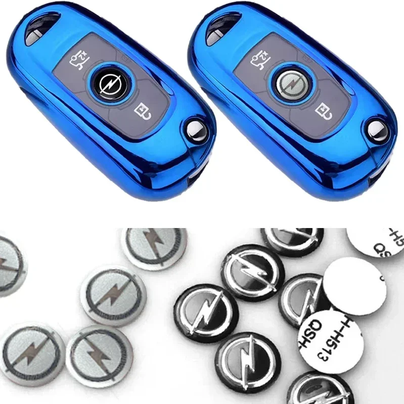 Autocollant de badge de clé de voiture, autocollant de clé de voiture télécommandé pour Opel Corsa Astra Insignia Vectra Zafira Meriva Mokka Grandland Vivaro