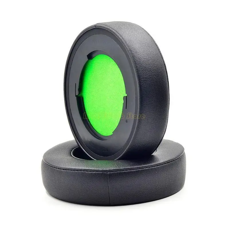 F62C Cushion Round Foam Pu Leather Headset Cushion Cushion لـ Kraken 7.1