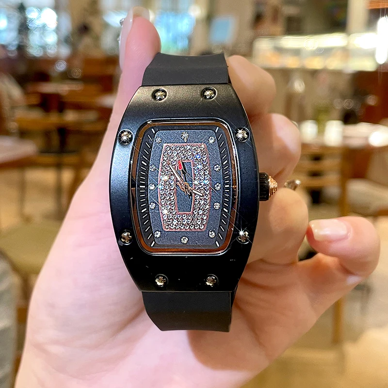 

CILOA Новые женские элегантные и модные кварцевые часы с бриллиантами - водонепроницаемые