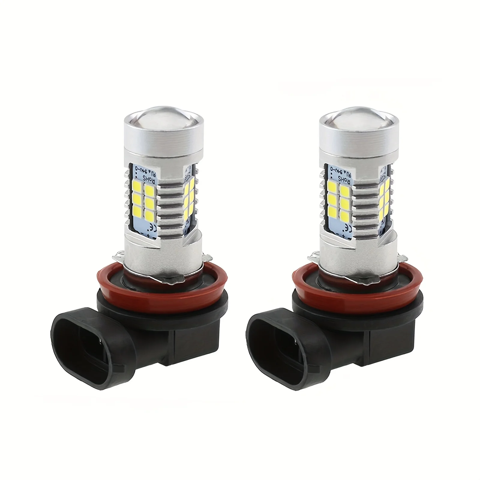 2 LED الضباب الخفيف سيارة H8 H11 H16JP 21smd 2835 رقاقة ضوء لمبة، 12 فولت النهار الجري الخفيف و DRL، إدراج جاهز للاستخدام،