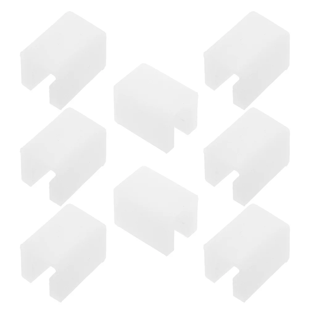 

8pcs Silicone Corner Protectors Clear Drawer Door Handle Covers Guards For Baby Safety F Shape Furniture Bumper