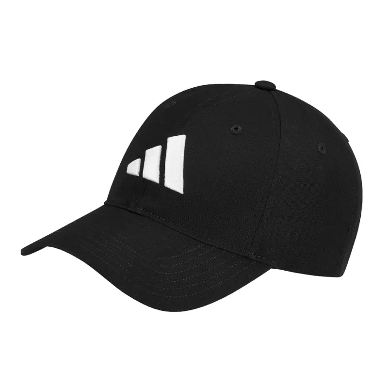 Adidas Embroidered Logo Cotton Polyester Fiber Duck Tongue Cap Male Female Couple Black-HS5510