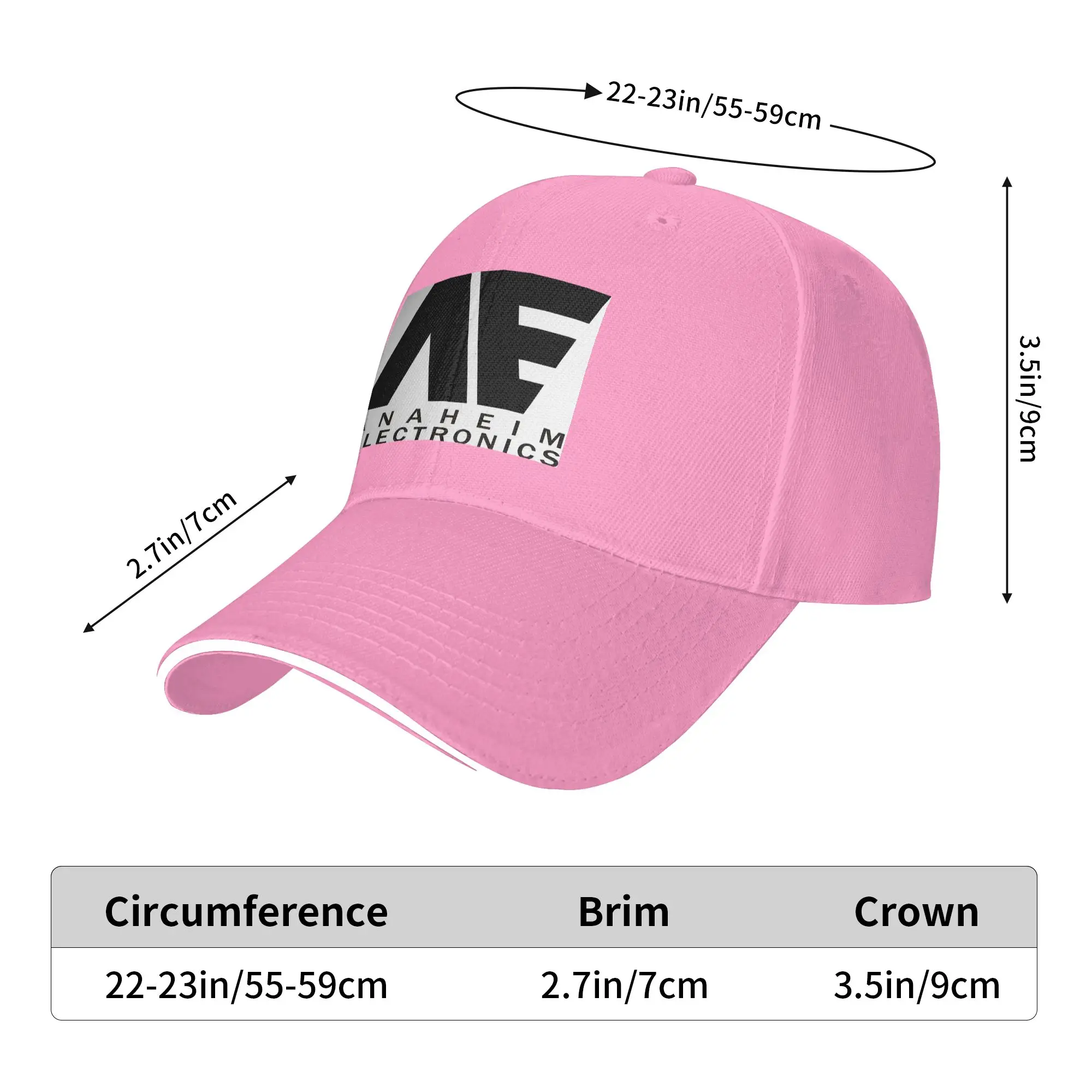 Anaheim Electronics Cap Casual Baseball Caps Adjustable Hat Hip Hop Summer Unisex Baseball Hats Customizable