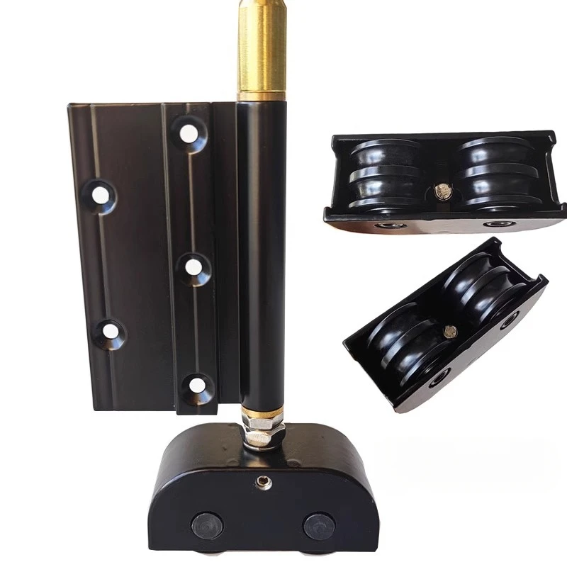 Heavy Duty Bi-Fold Door Ground Wheels for Smooth Movement,Push-pull sliding door lower pulley hinges single-page double-wheel