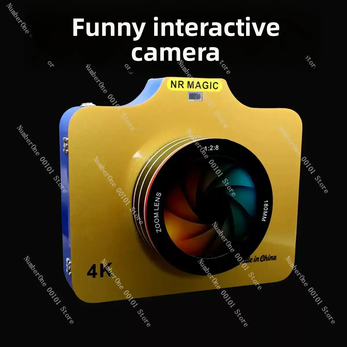 Clown funny interactive camera popular scenic talent show small theater live streaming host two people turn