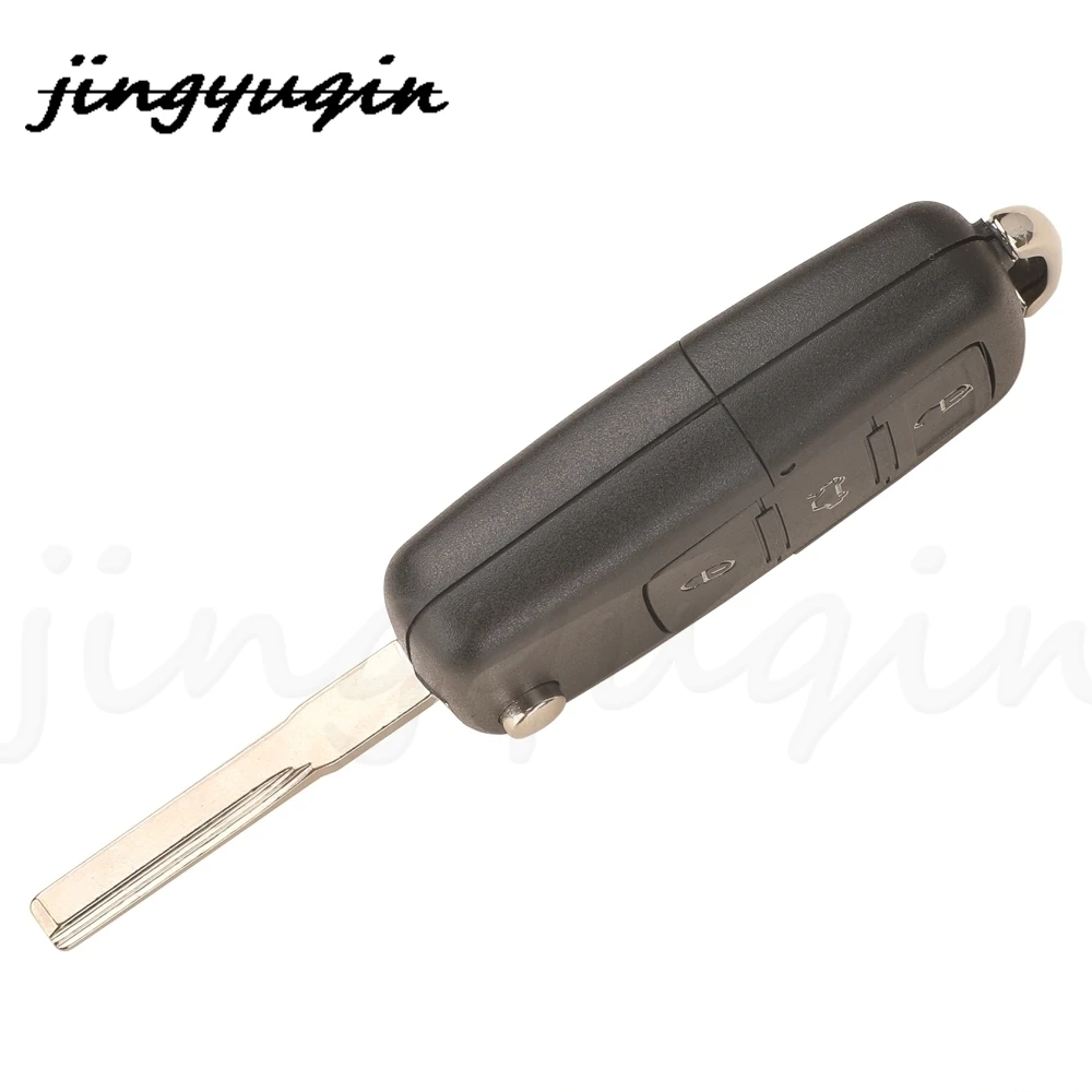 jingyuqin 2E0-959-753-A 3BTN Remote Flip Keys Fob Control 434Mhz ID48 Chip For VW VOLKSWAGEN Crafter 2006-2011 2E0959753A HU64