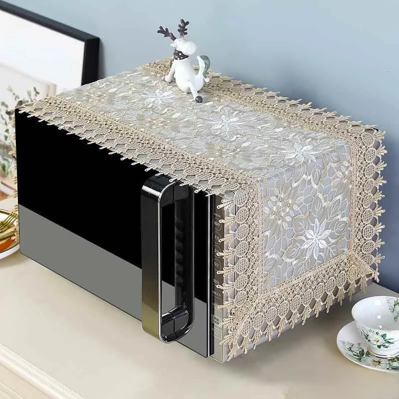 

Modern mat Microwave Oven Dust Cover Heat Dissipation New 2023 Fly Blue Valley Brand Cloth Dustproof Cover