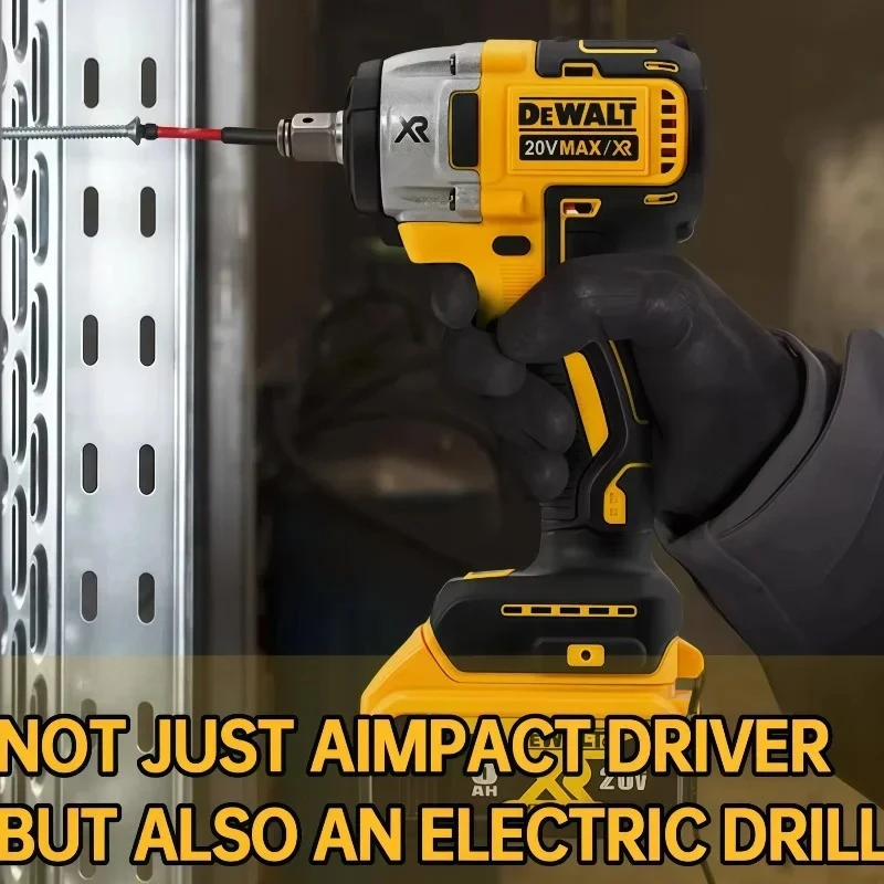 مفتاح ربط كهربائي لاسلكي من ديوالت DCF880، مفتاح ربط بدون فرش، إطار قابل للفصل 205N · M أداة تفكيك قوية عالية السرعة