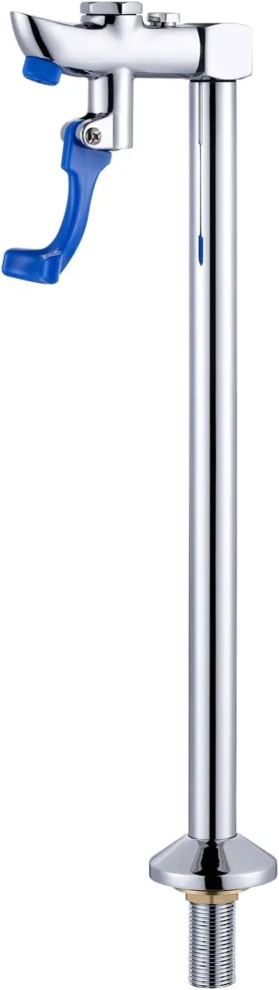 

Glass Filler Faucet, 14-Inch Water Filler Faucet Deck Mount Pedestal Glass Filling Water Station, Stainless Steel Push Cup