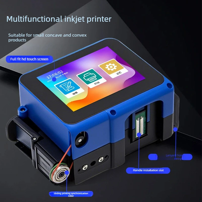 Leo mini screen display intelligent inkjet printer date QR code label carton packaging monochrome inkjet printer