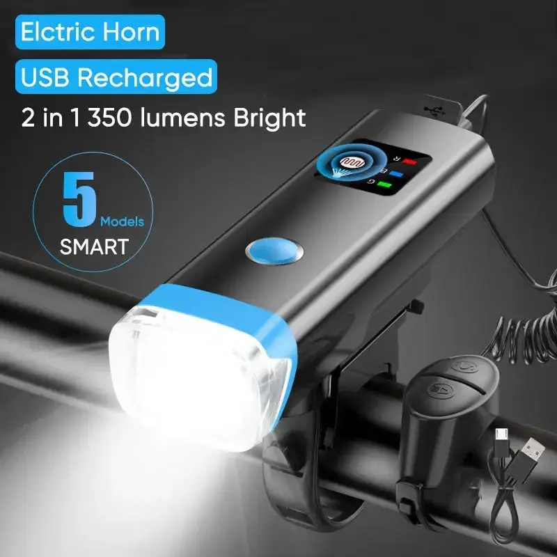 Bike Horn Light Fro…