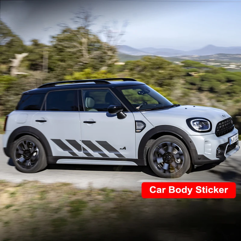 

2pcs Door Side Waist Line Sticker Decal Decoration for Mini Cooper Clubman R55 R56 R60 F55 F56 F60 Countryman Accessories