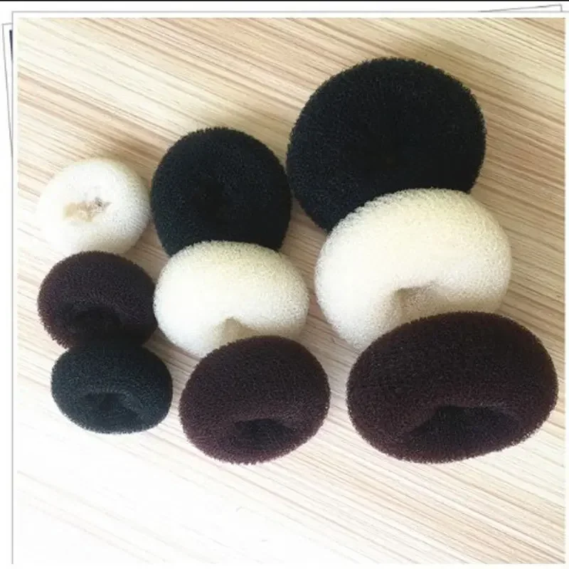 New S/M/L Hair Bun Maker Elegant Women Ladies Girls Magic Ponytail Shaper Donut Hairbands Hair Ponytail Accessories