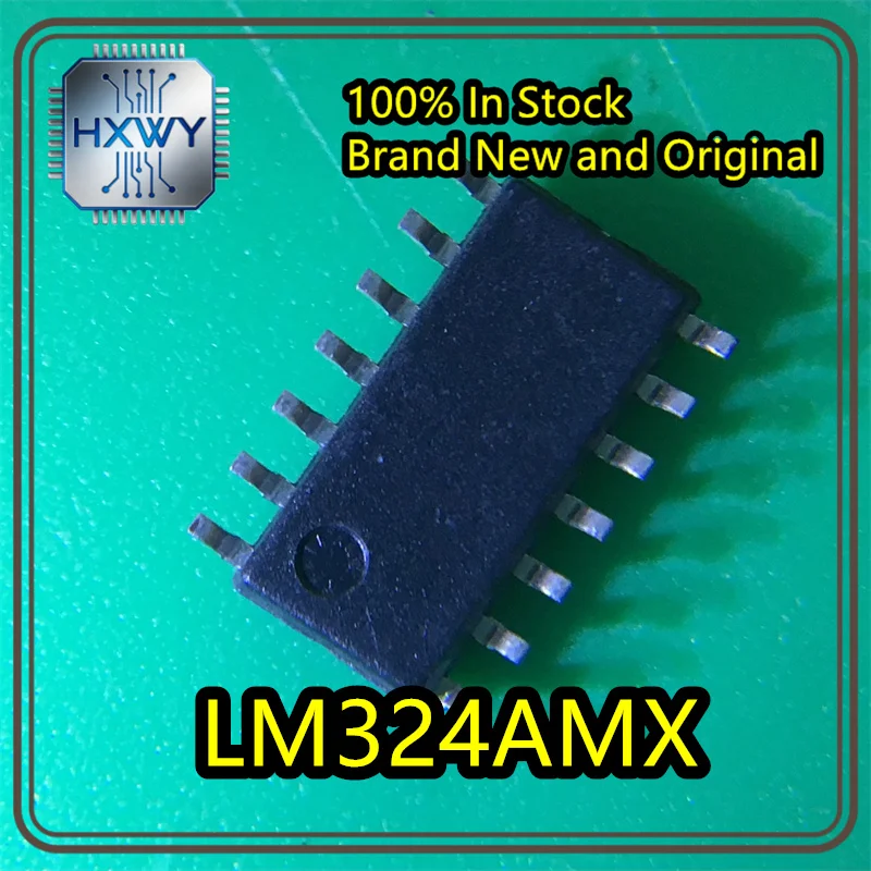 (10/50 pieces) LM324AM LM324AMX SOP-14 Quad Operational Amplifier Chip Brand New Original In Stock