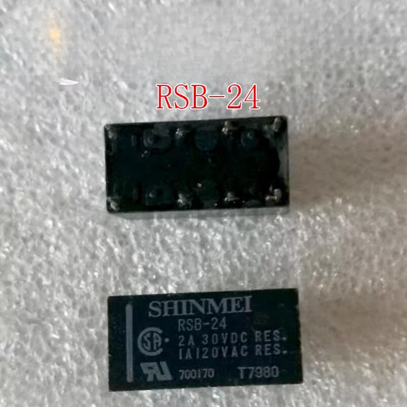 

10PCS/LOT RSB-24 RSB-24-S2A 24V Using Permanent Magnet, High Sensitivity Two Poles Signal Relay