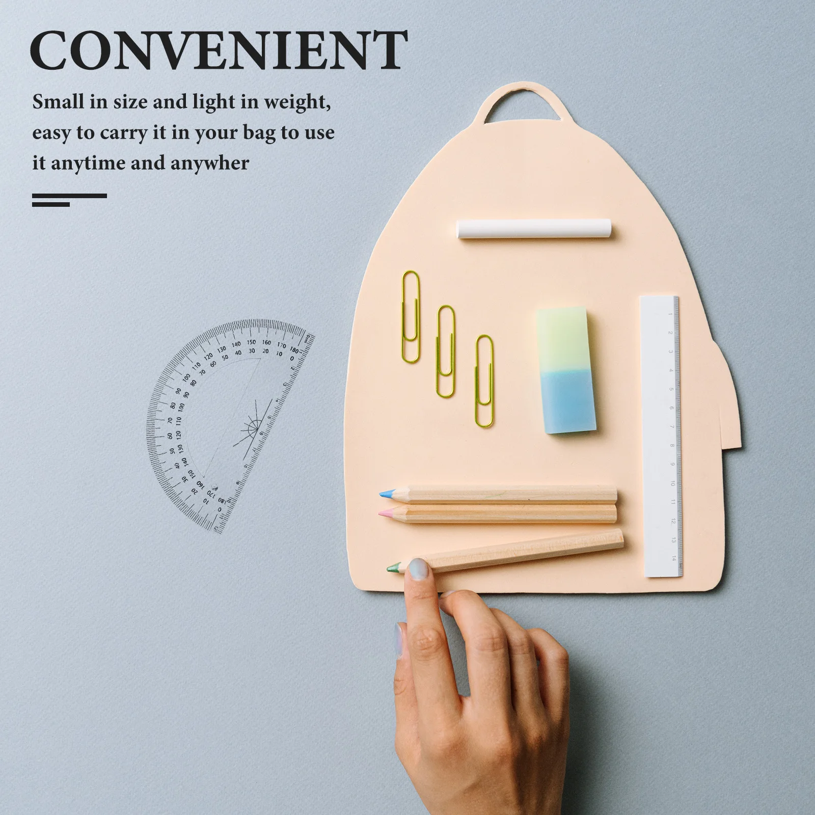 5pcs Protractors Math Tool Plastic Math Geometry Protractor Transparent 180 Degrees Half Circle Large Size School Supplies