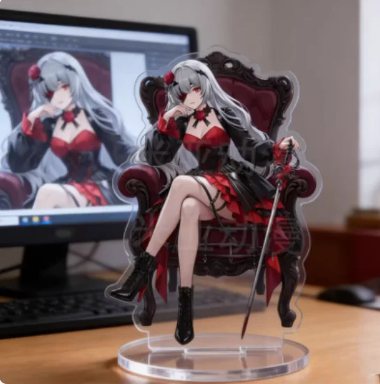 Japanese Anime Wuthering Waves Phrolova Rover Acrylic Stand Figure Model Plate Cosplay Collection Desktop Decor Gifts XYZ
