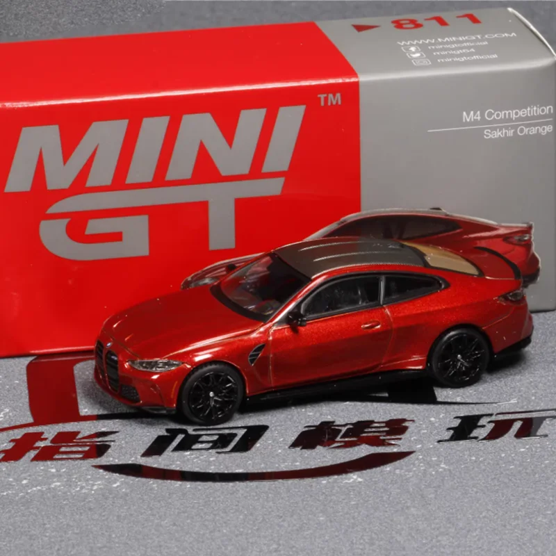 

MINIGT масштаб 1:64 M4 соревнования G82/F82 сплав имитация модели автомобиля орнамент сувенир дисплей коллекция хобби подарок