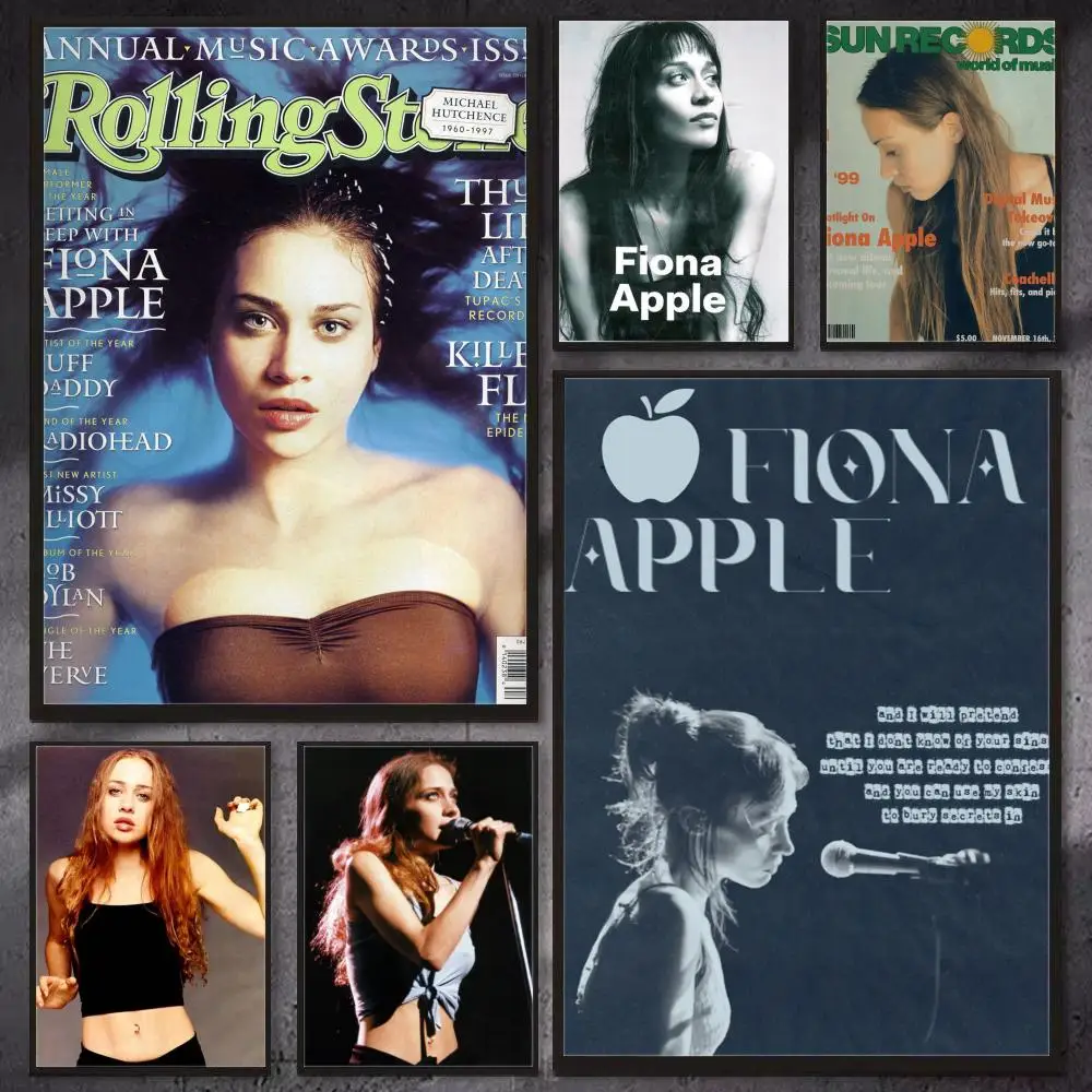 Poster Aesthetic HD Poster, Self-adhesive Wall Art Print, Modern Home Decor, Room Decoration Gift Idea Singer F-Fiona Apple-e