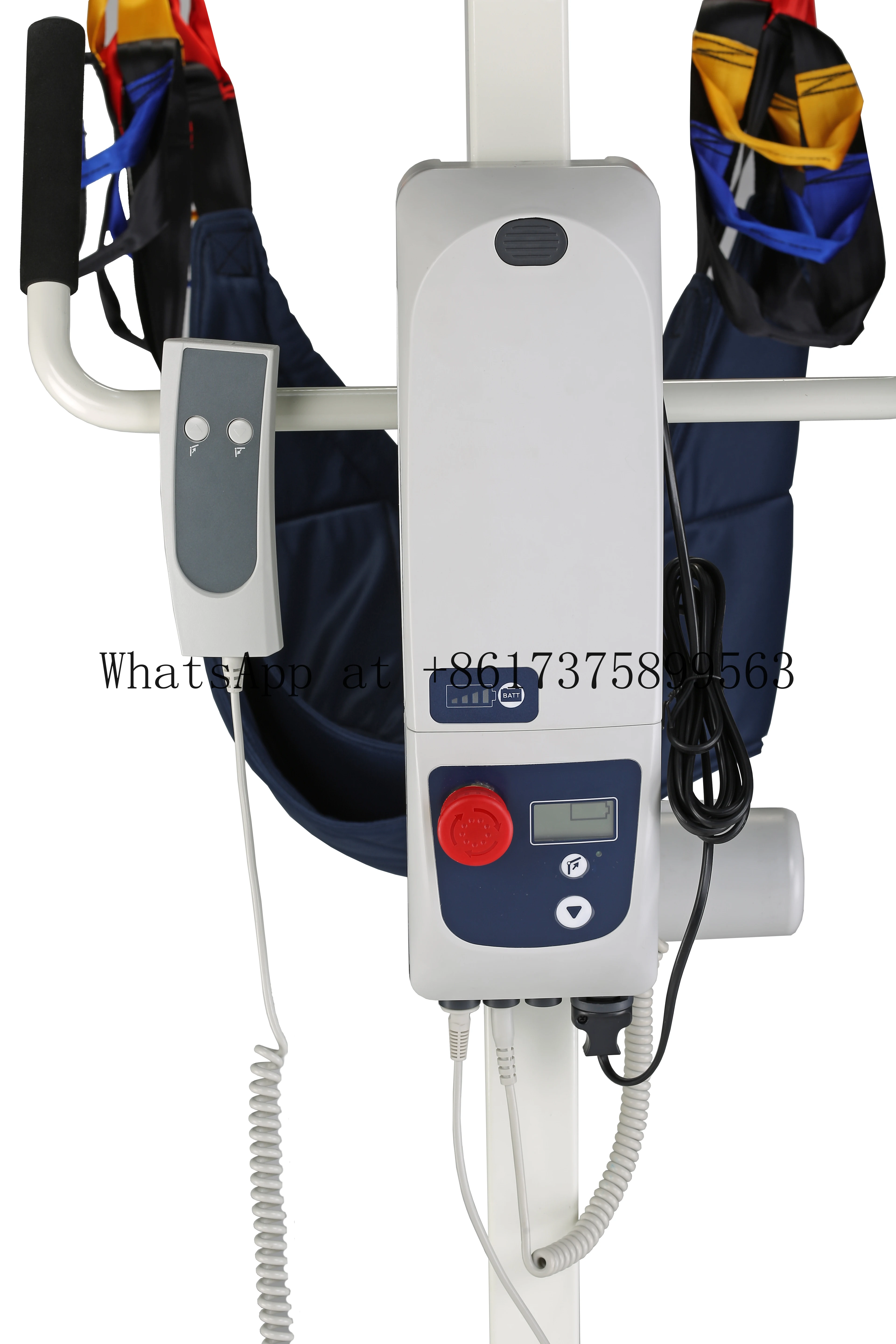 

Carbon Steel Portable Hydraulic Patient Transfer Hoist Electric Lifting Mobility Device for Home and Hospital Nursing Care