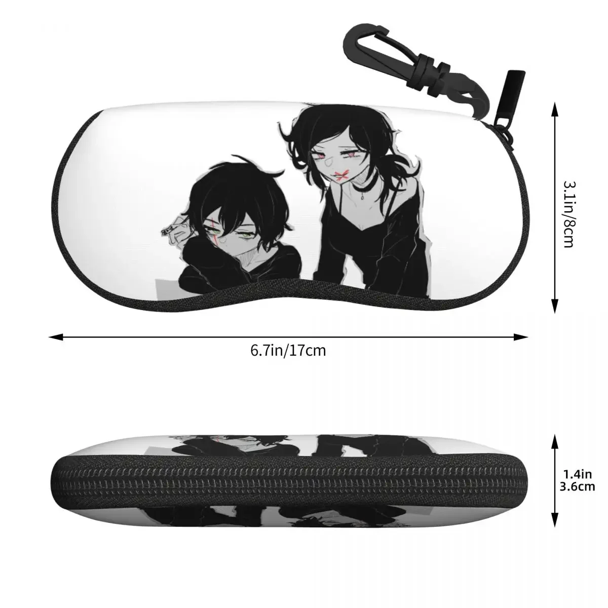 أشلي وأندرو نعش آندي ولايلي شل نظارات حافظة نظارات واقية صندوق نظارات النساء الرجال لينة النظارات حقيبة الحقيبة