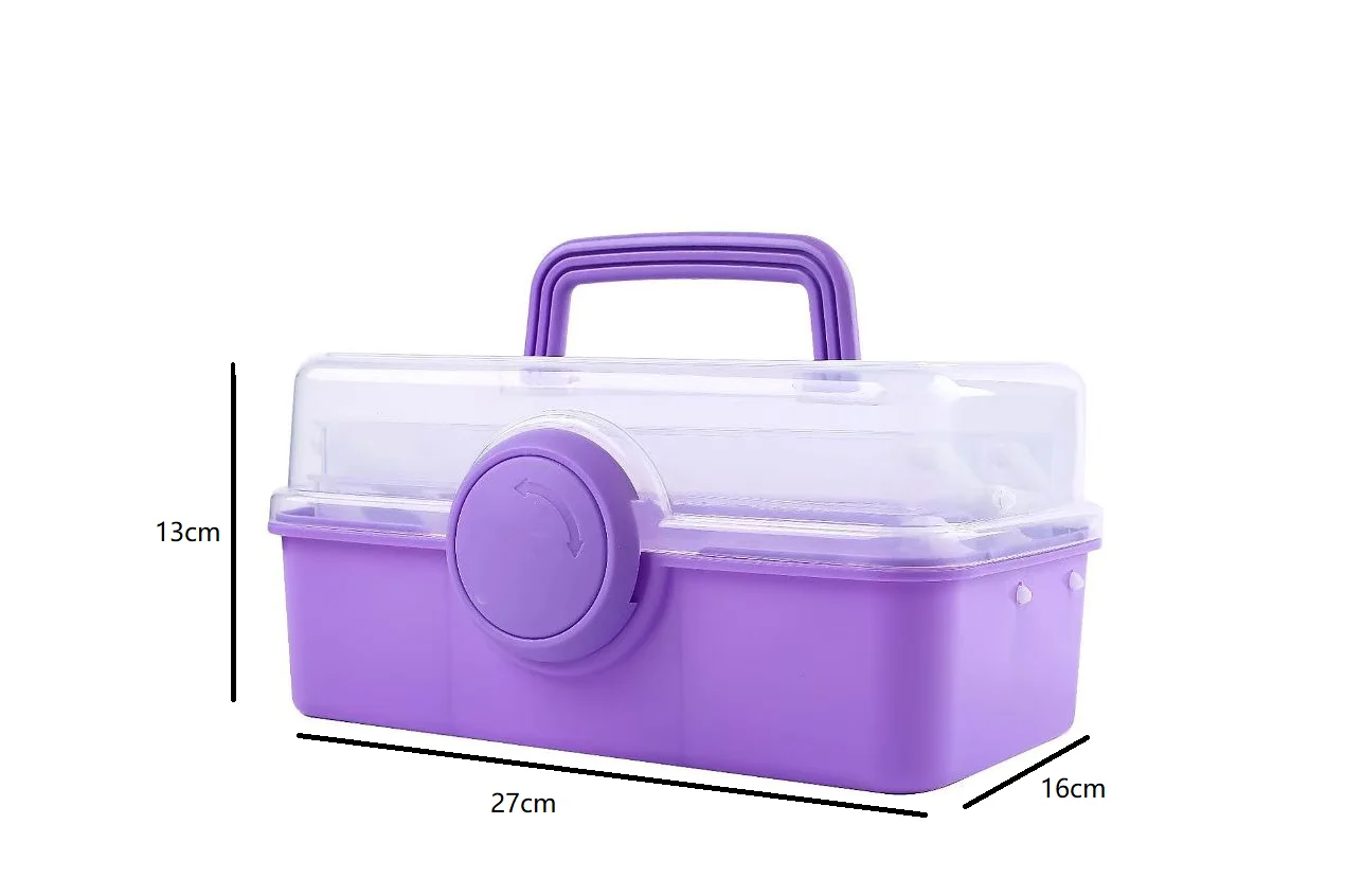 Plastic Storage Box Jewelry Storage Container Suitcase Diamond Art Painting Tools Accessories 5d Cross Stitch Kit Set