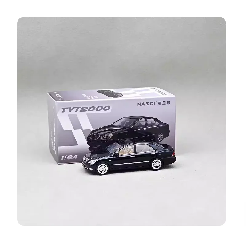 MASSDI 1:64 Scale Crown Generation 12 Simulation Alloy Car Model Static Display Collectible Toy Gift Souvenir Decoration