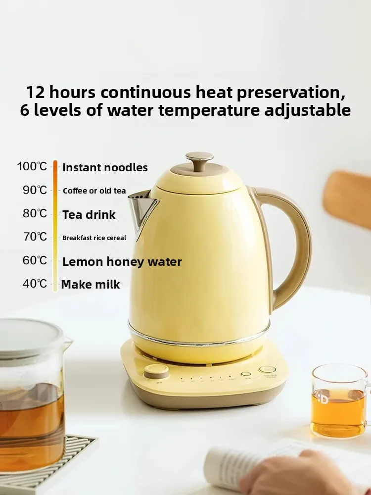 

Электрический чайник с контролем температуры, бытовой большой емкости, чайник с постоянной температурой из нержавеющей стали