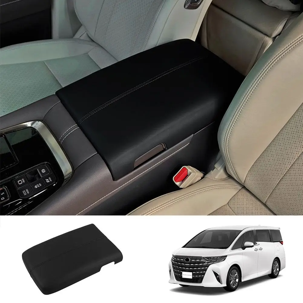 

Car Center Console Armrest Box Leather Protective Cover For Alphard/ VELLFIRE 40 series 2023 Anti-Scratch Decoration Access Y0M4