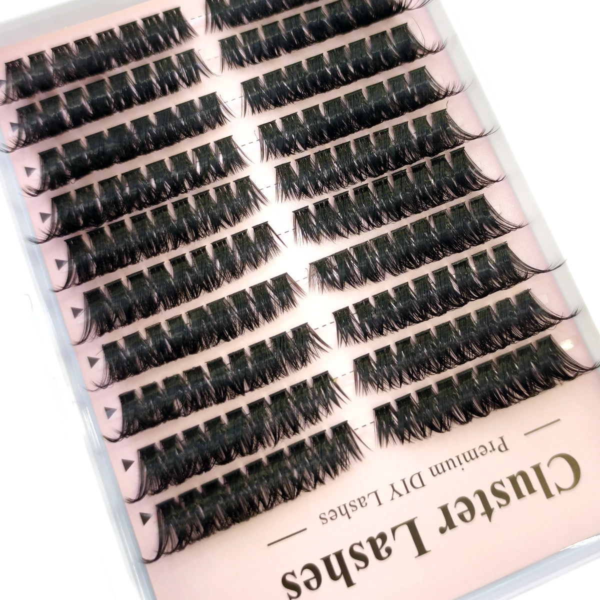 60-reihiges DIY-Wimpernverlängerungs-Set, Cluster, individuelles Wimpern-Set, Mix-Stile, 10–18 mm, mit Bindung und Dichtung, Augen-Make-up-Werkzeug – Detail 23