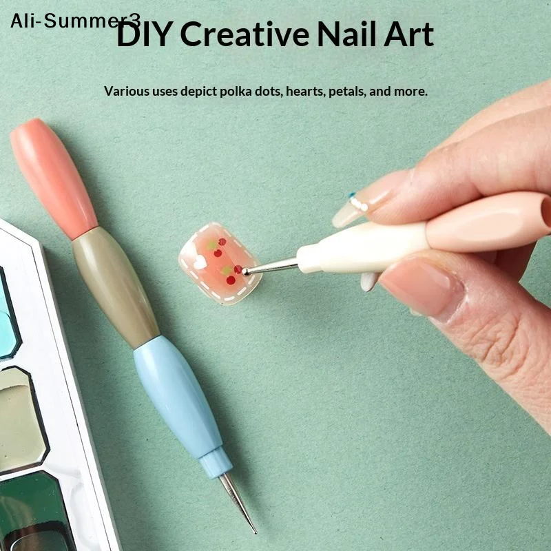 【A3s】5Pcs Handle Liner Drawing - Nail Art Dotting Tool ulasan dan harga