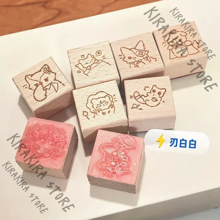 

Anaxa Mydei Phainon Blade Jing Yuan Aventurine Kakavasha Dr. Ratio Wooden Block Seal Model Kit Honkai: Star Rail Cosplay Stamp