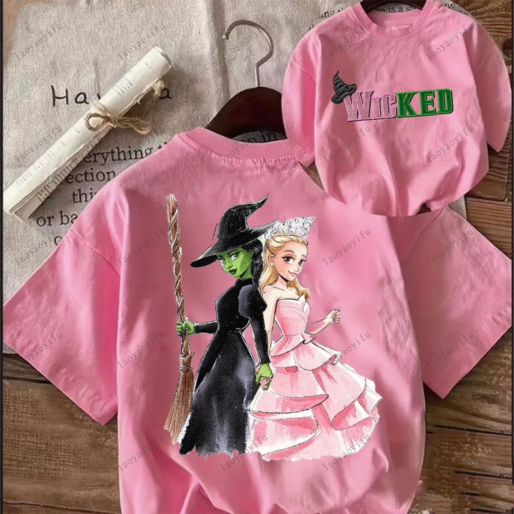 الشريرة تي شيرت مطبوع المرأة تي شيرت عالية الجودة القطن قصير الأكمام س الرقبة الشارع الشهير تيز الملابس الجمالية النساء الملابس #1