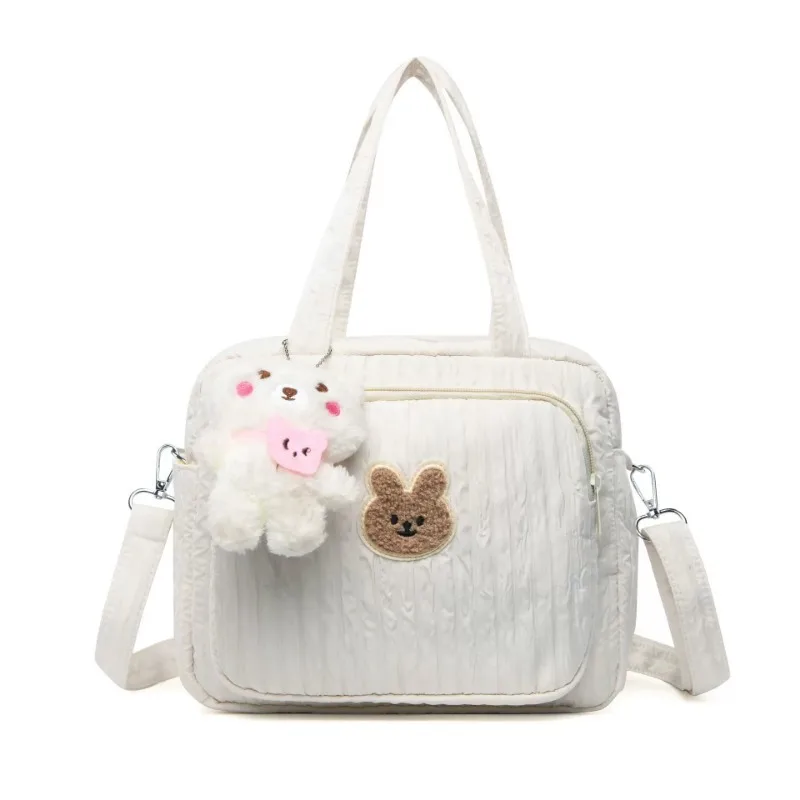 حقيبة كتف محمولة لطيف الكرتون الأم الطفل الوالدين والطفل حقيبة كتف مفردة حقيبة الأم النسخة الكورية متعددة الاستخدامات