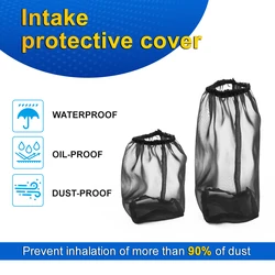 Copertura del calzino del filtro di aspirazione dell'aria, copertura protettiva del filtro dell'aria fredda dell'automobile universale antipolvere per i filtri di aspirazione dell'aria ad alto flusso